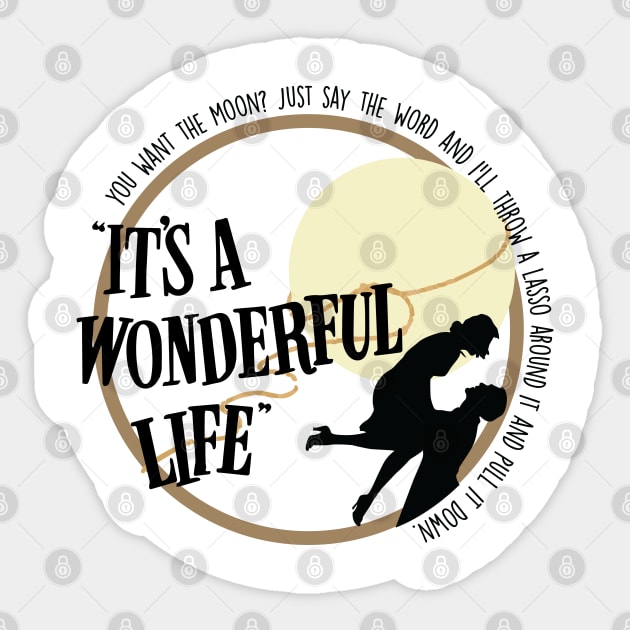 It's a Wonderful Life Sticker by mariansar